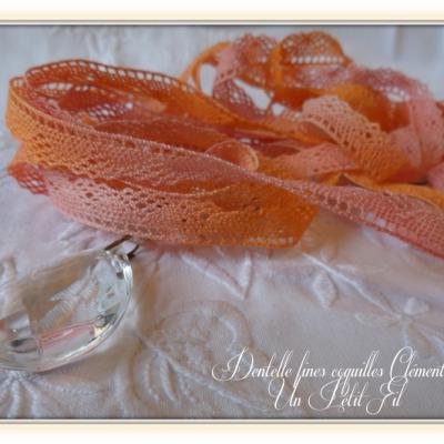 Dentelle fines coquilles clementine un petit fil 1